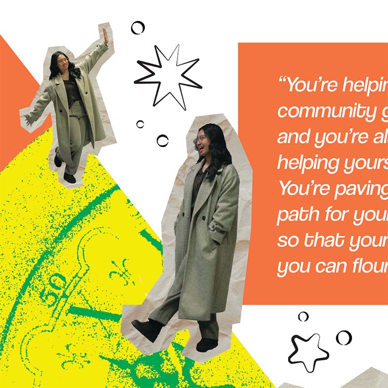 inside spread section